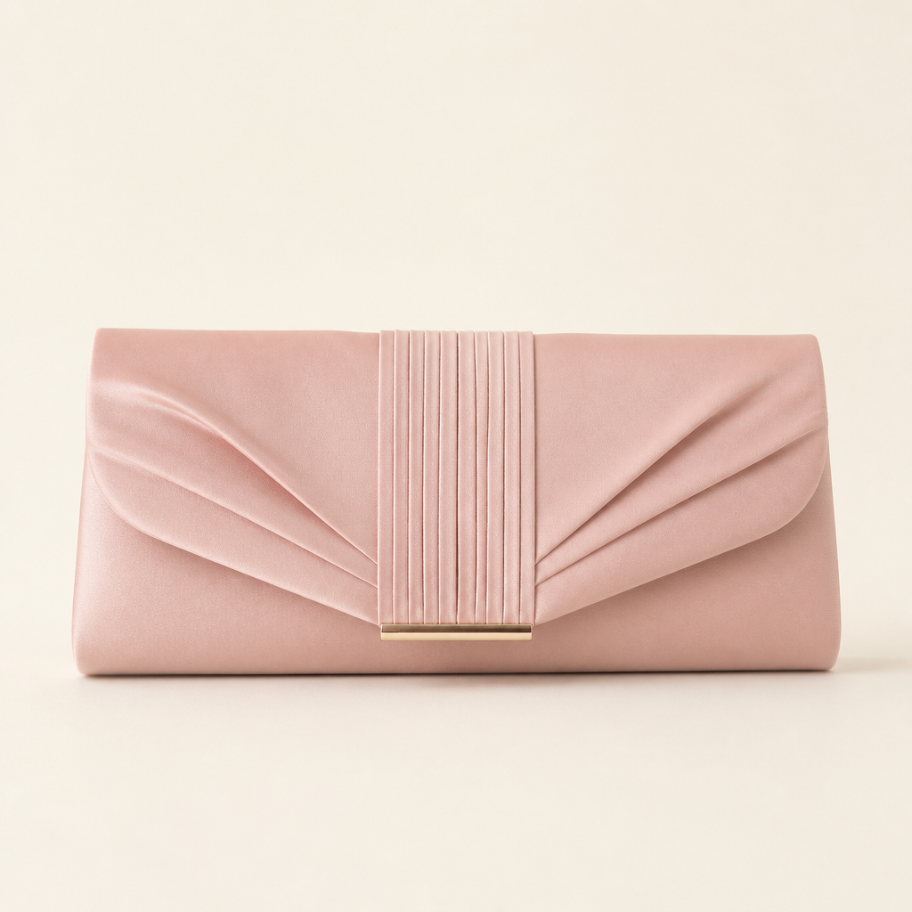Blush evening clutch